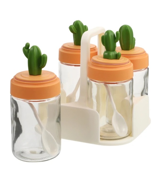 Kitchen Seasoning Jar Salt Shaker Portable Seasoning Bottle - Image 2