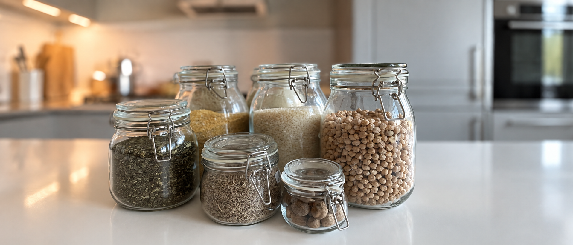 Organized everyday kitchen