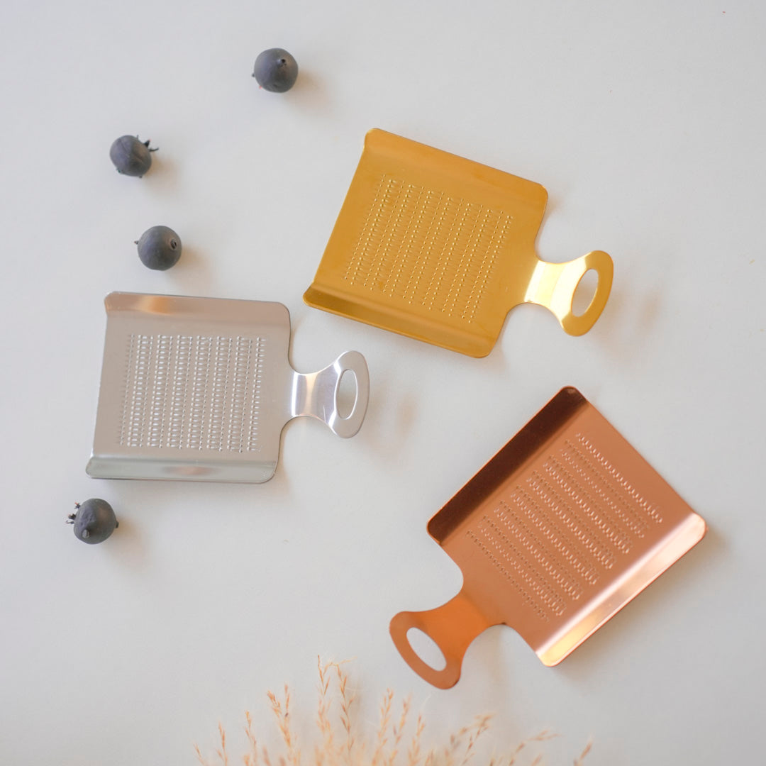 Mini Grater for Ginger, Garlic & Lemon Zest | Stainless Steel | Gold | Silver | Rose Gold - Image 10