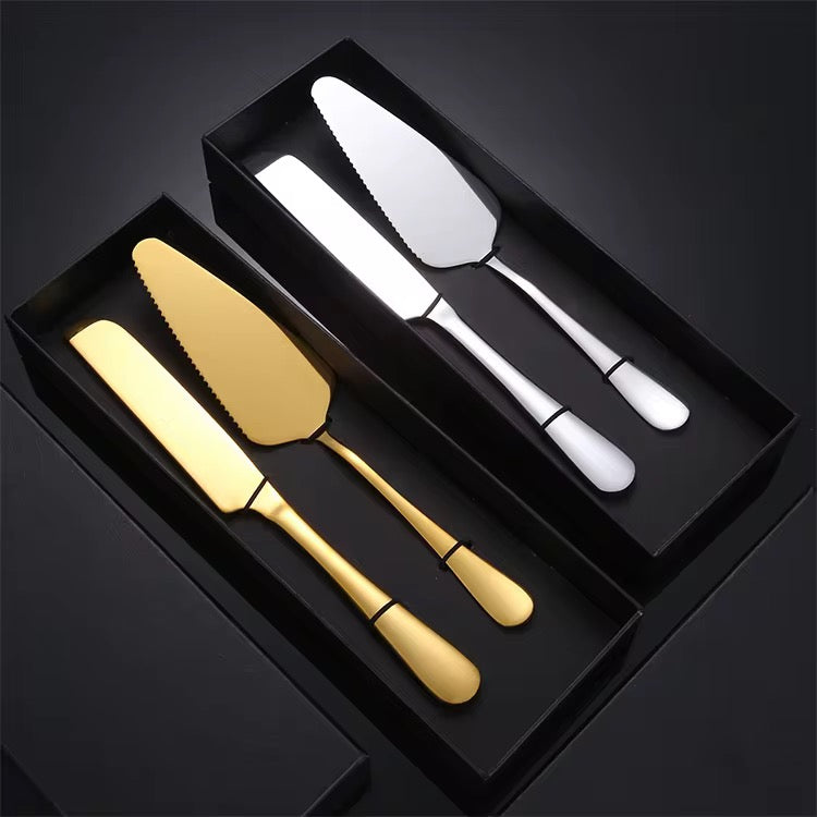Cake Shovel and Knife Set - Gold, Silver & Rose Gold option - Image 11