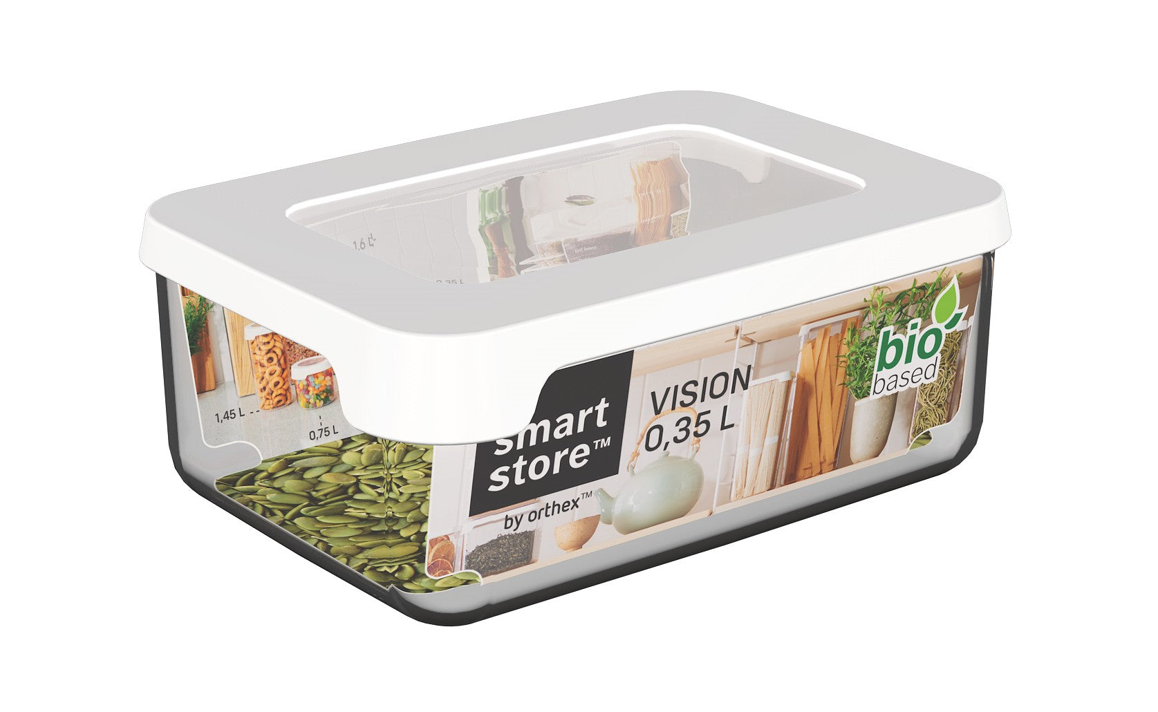 Airtight Dry Food Storage Container 0.35L - Image 2