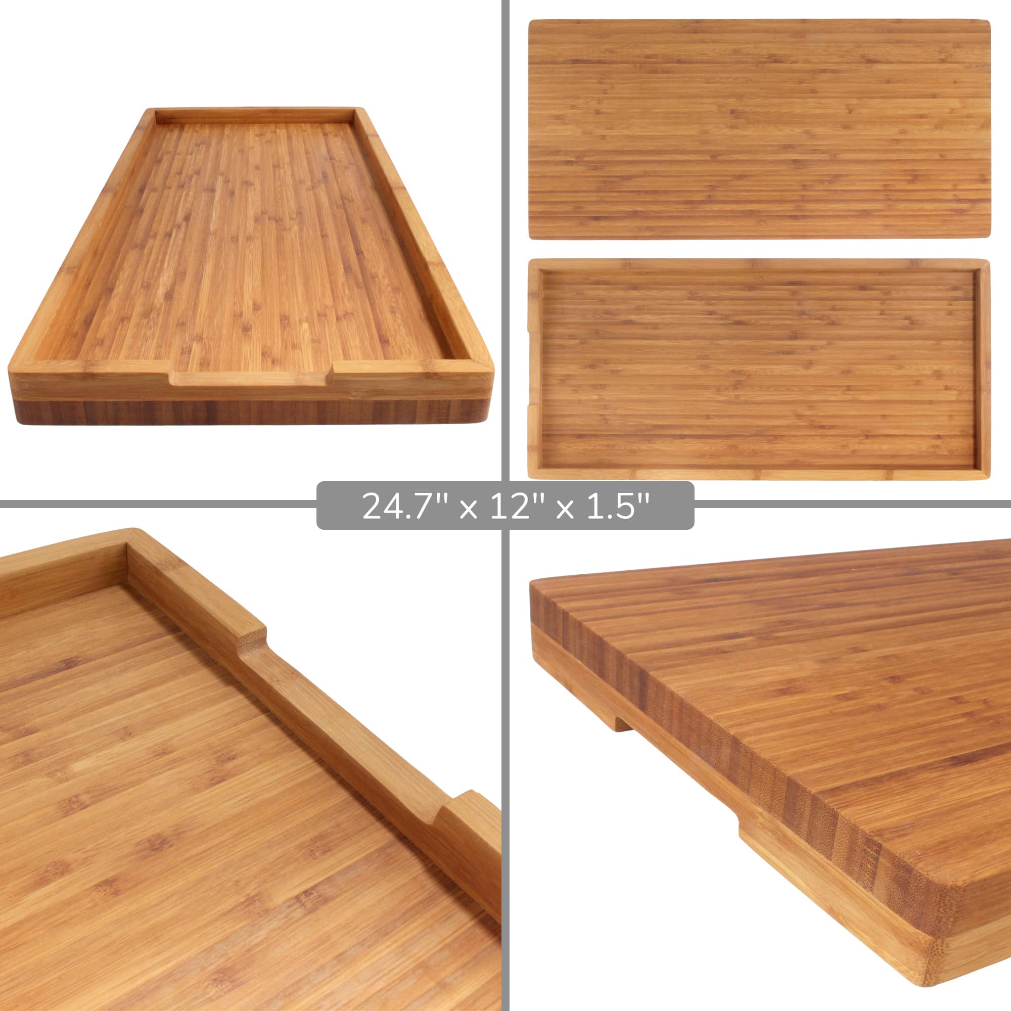 Bamboo Stove Top Cover and Cutting Board - Image 5