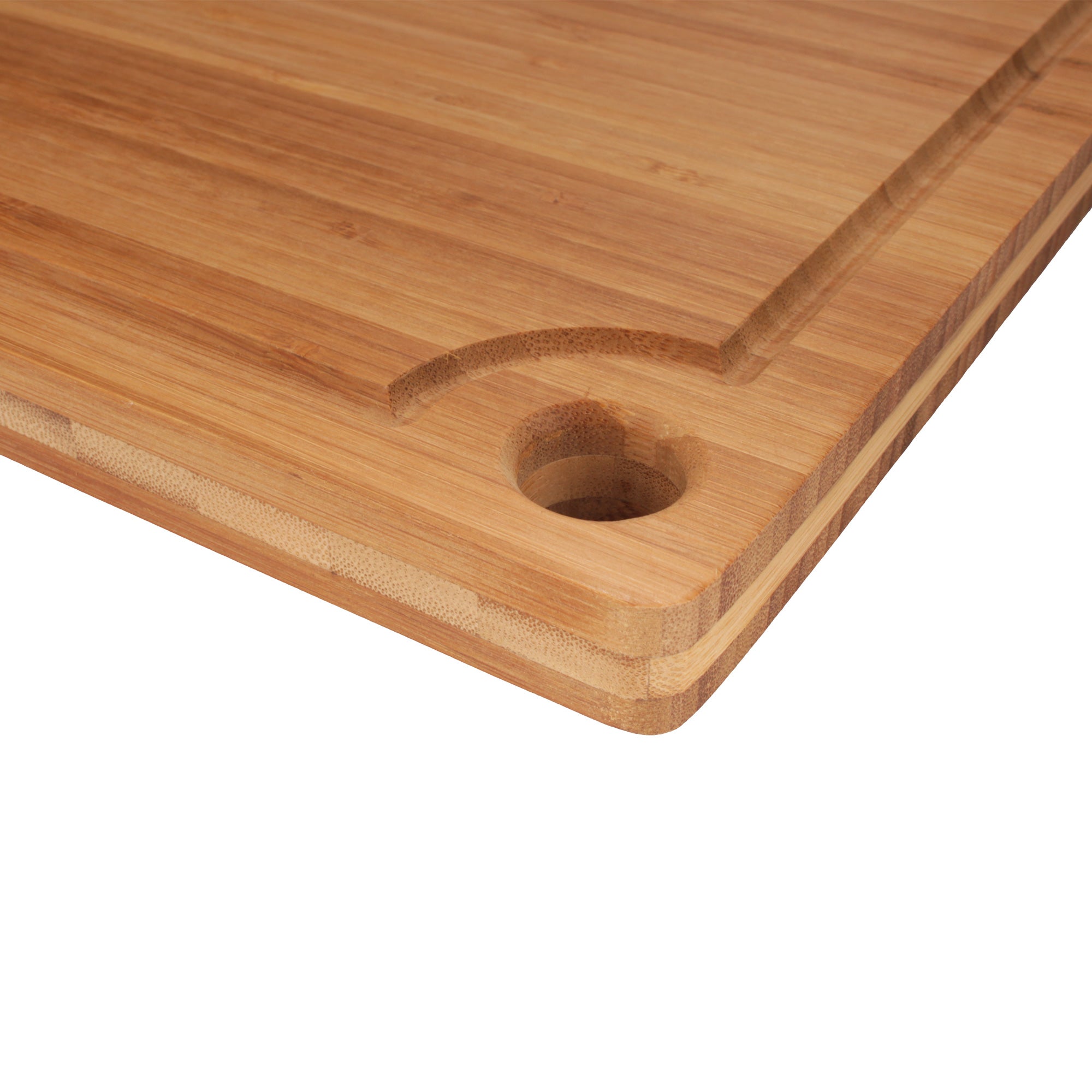 Grooved Bamboo Cutting Board with Hanging Hole Choice - 17.25"x11.75"x0.75" - Image 5