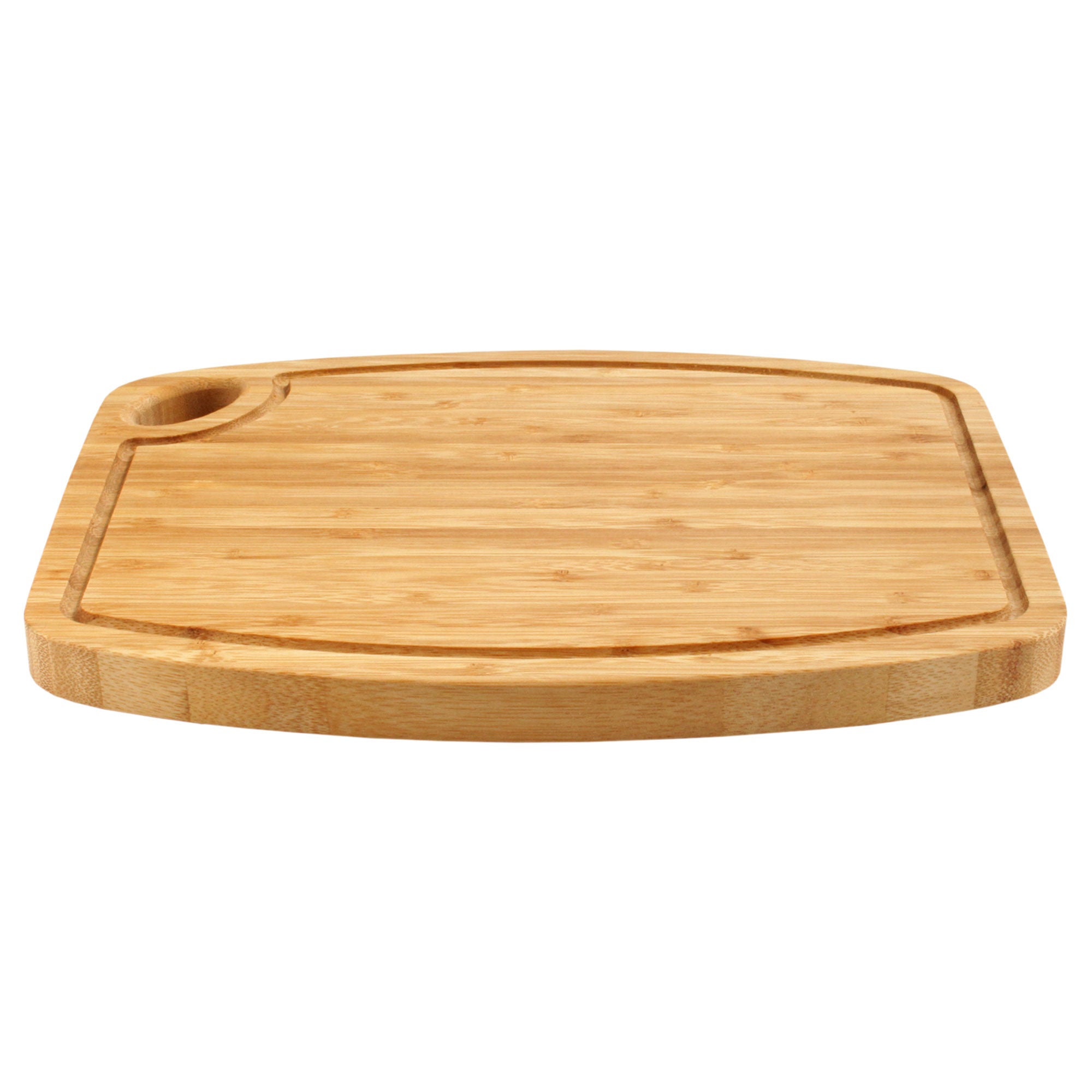 Vertical Cut Bamboo Cutting Board with Hanging Hole 11.75" x 8.63" x 0.40"/0.75" - Image 8