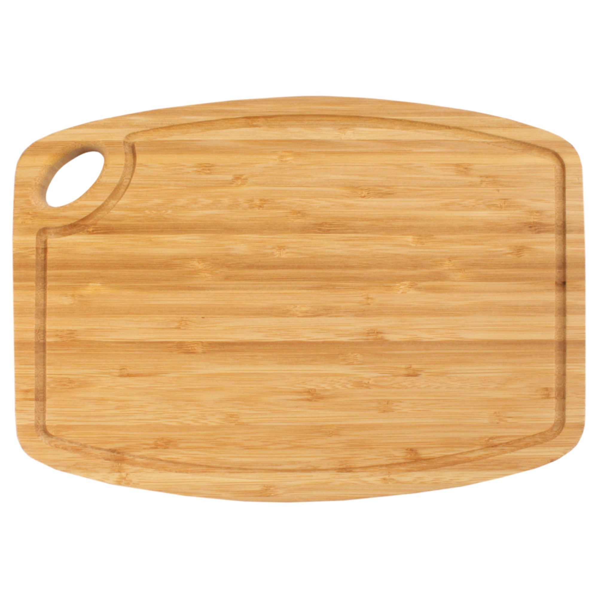 Vertical Cut Bamboo Cutting Board with Hanging Hole 11.75" x 8.63" x 0.40"/0.75" - Image 6
