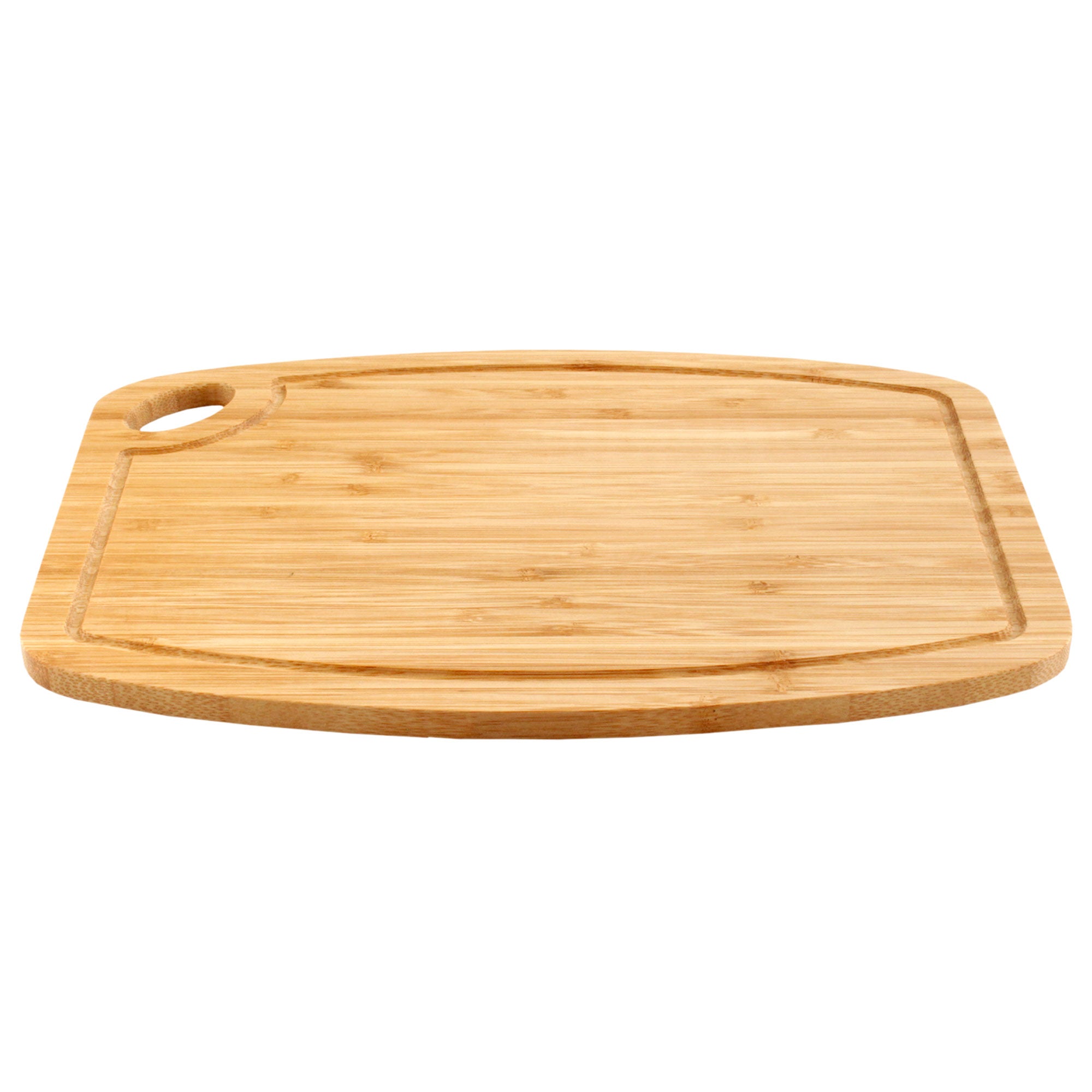 Vertical Cut Bamboo Cutting Board with Hanging Hole 11.75" x 8.63" x 0.40"/0.75" - Image 9