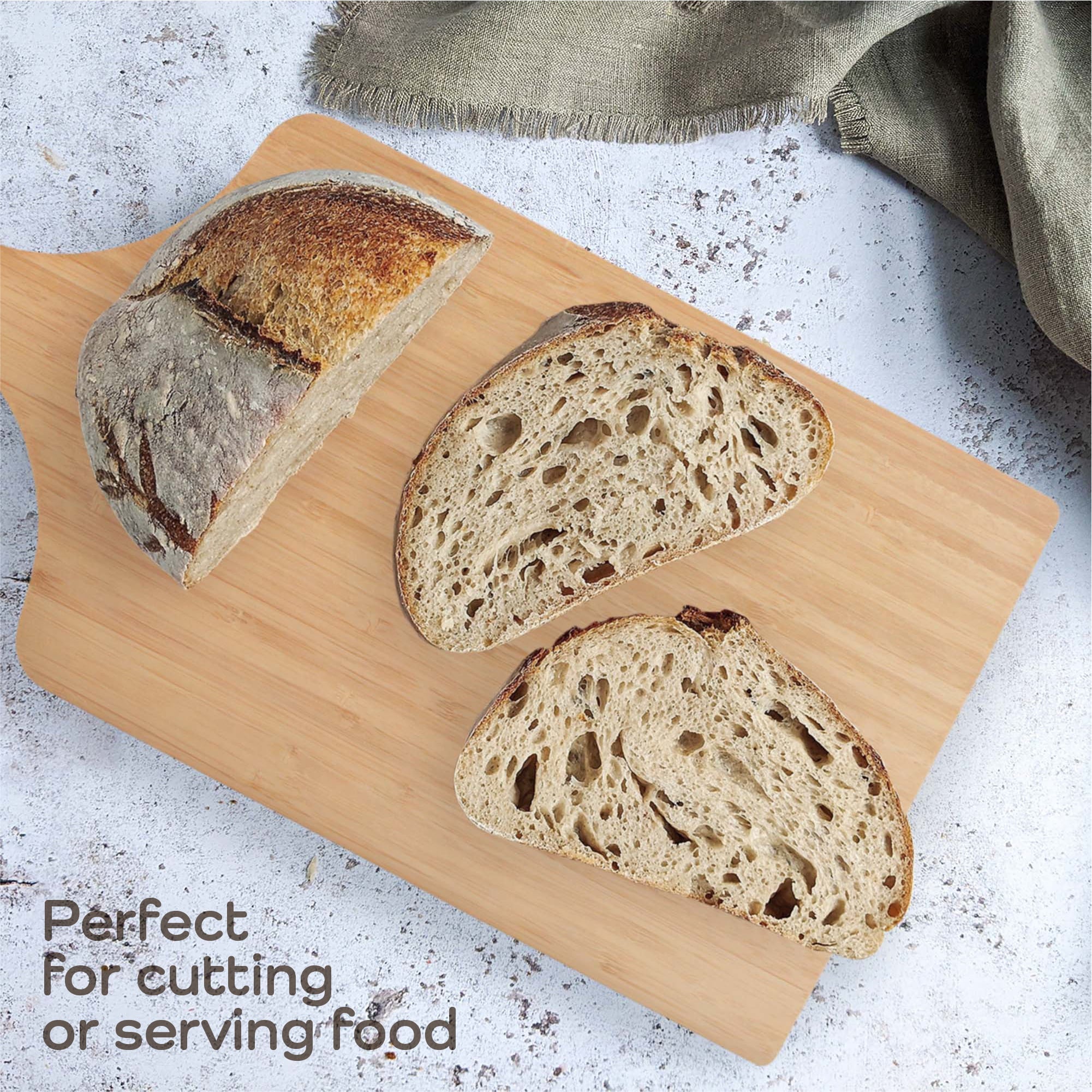 Paddle Bamboo Cutting Boards w/ Hanging Hole - Image 5