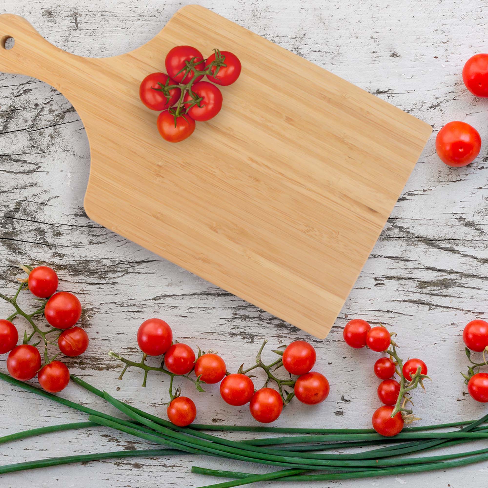 Paddle Bamboo Cutting Boards w/ Hanging Hole - Image 6