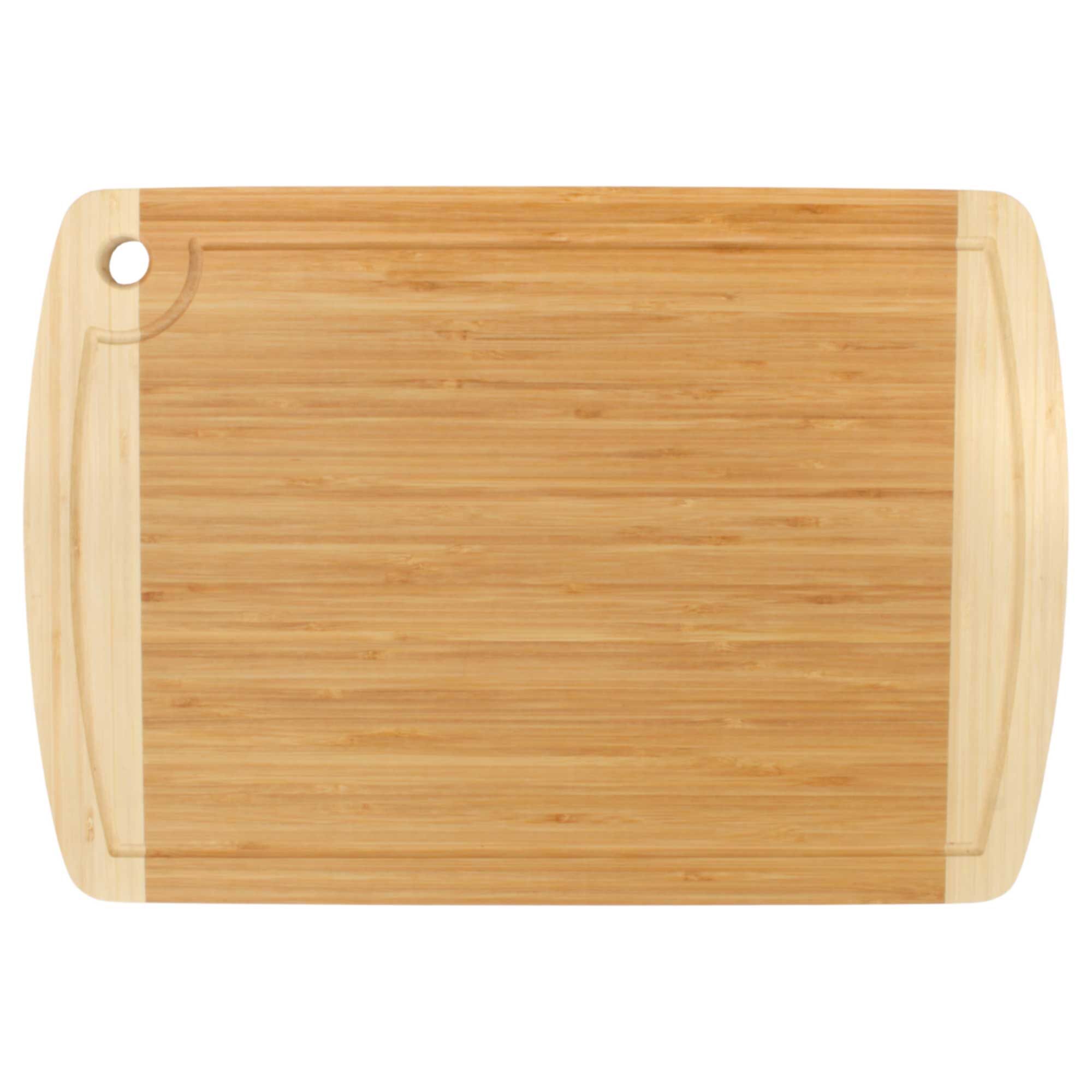 Grooved Two-Tone Bamboo Cutting Board 17.25" x 11.75" x 0.75" - Image 5