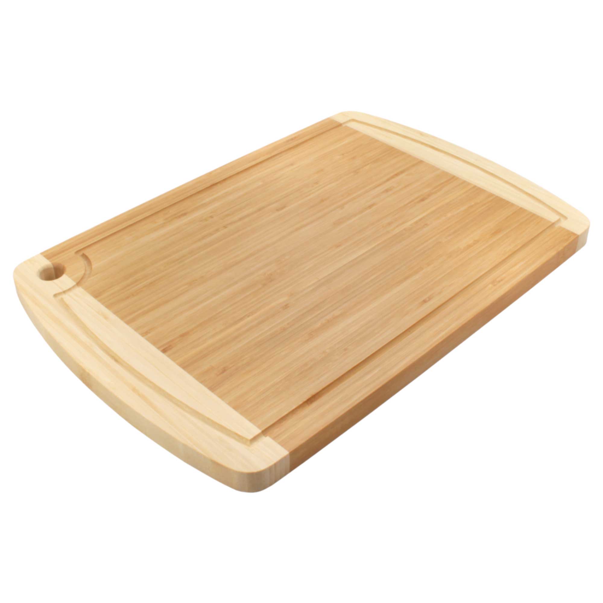 Grooved Two-Tone Bamboo Cutting Board 17.25" x 11.75" x 0.75" - Image 8