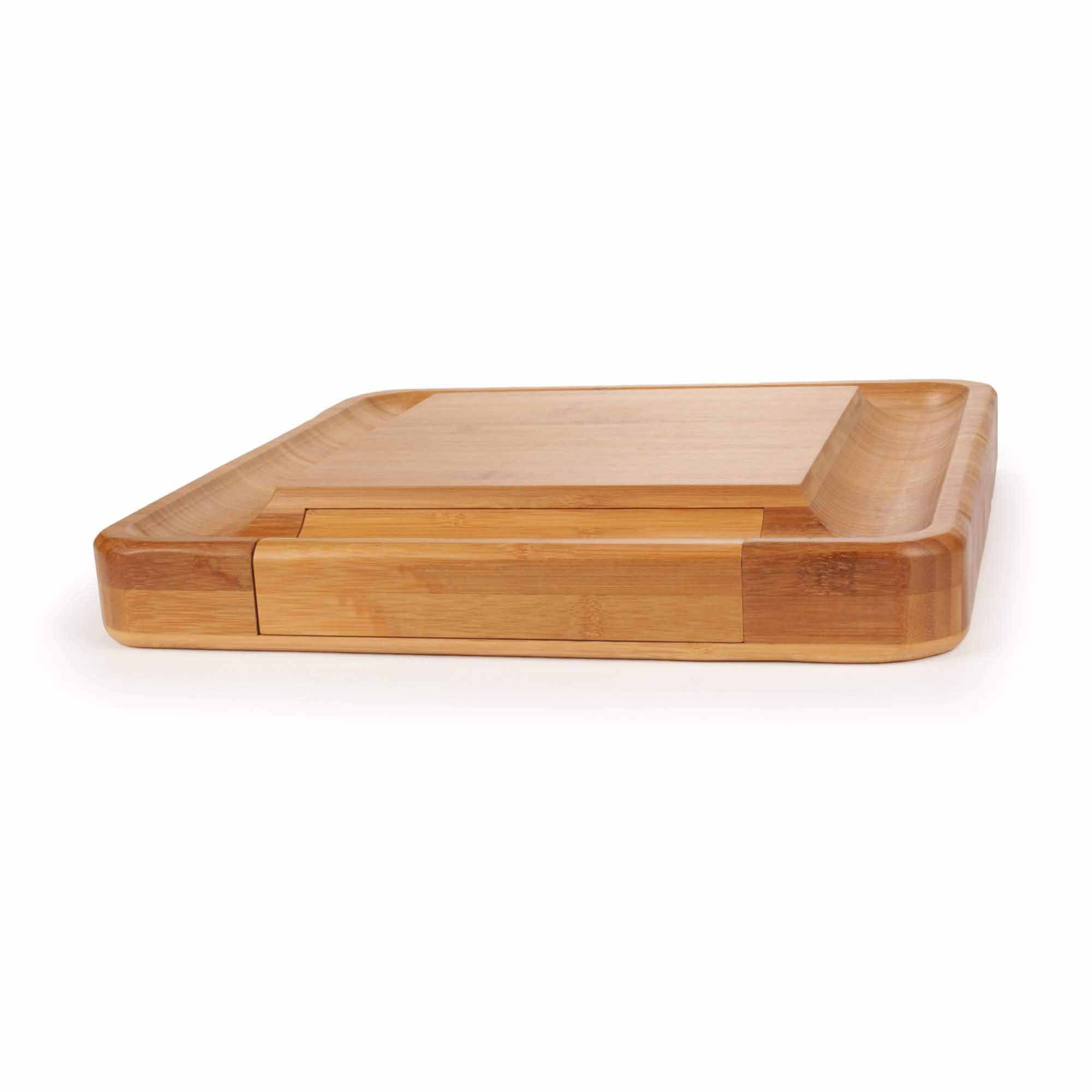 Bamboo Cheese & Sushi Board with Cutlery Set - Image 4