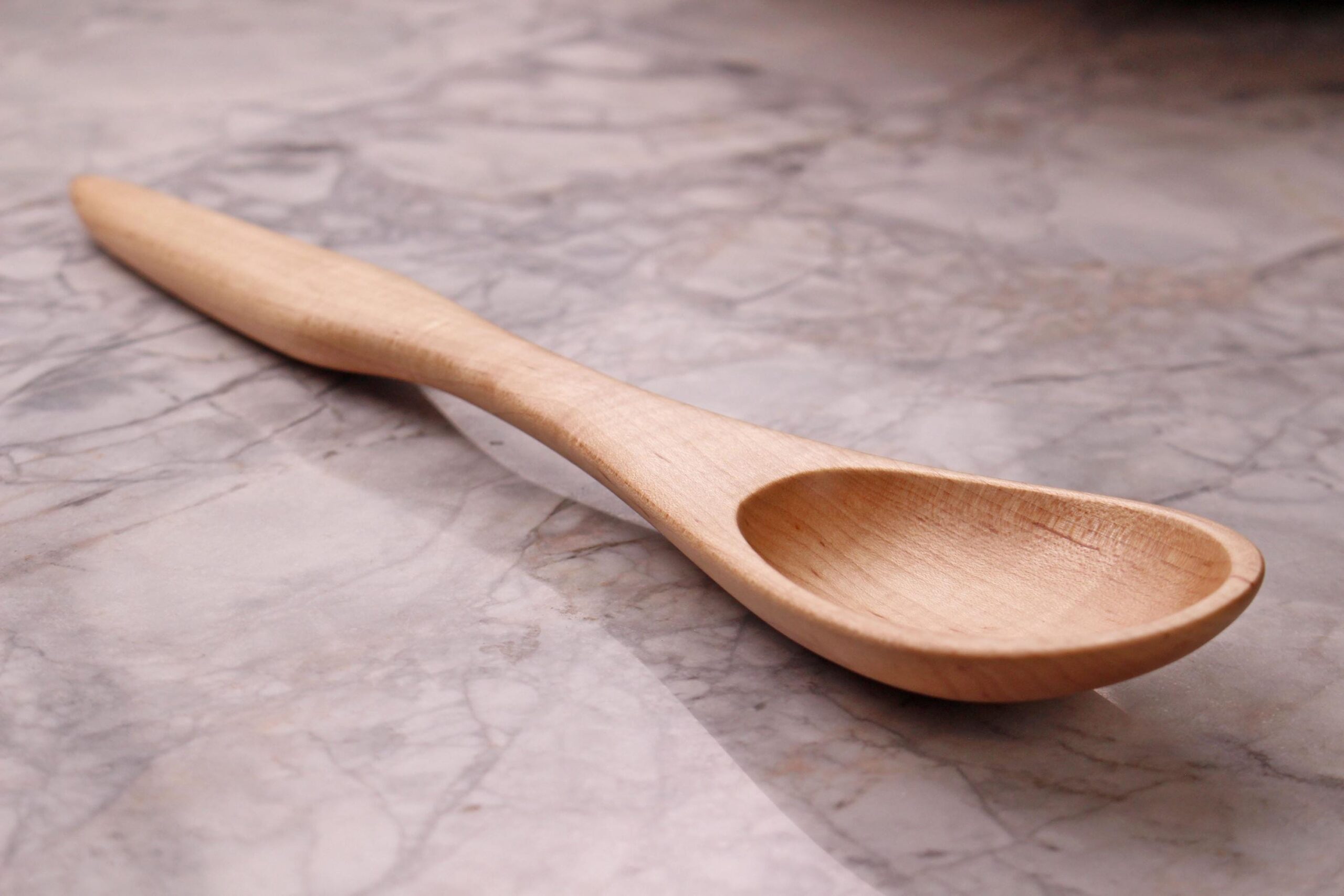 Handmade treenware wooden ergonomic spoon for stirring and serving - Image 10