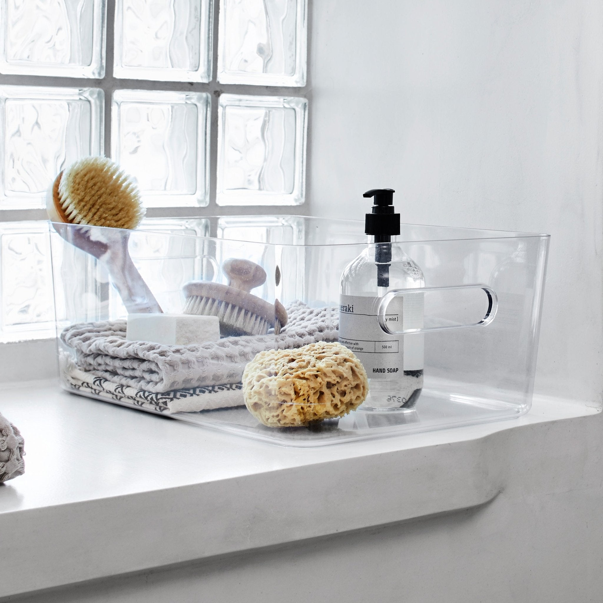Large Clear Stacking Lidded Fridge Storage Box - Image 9