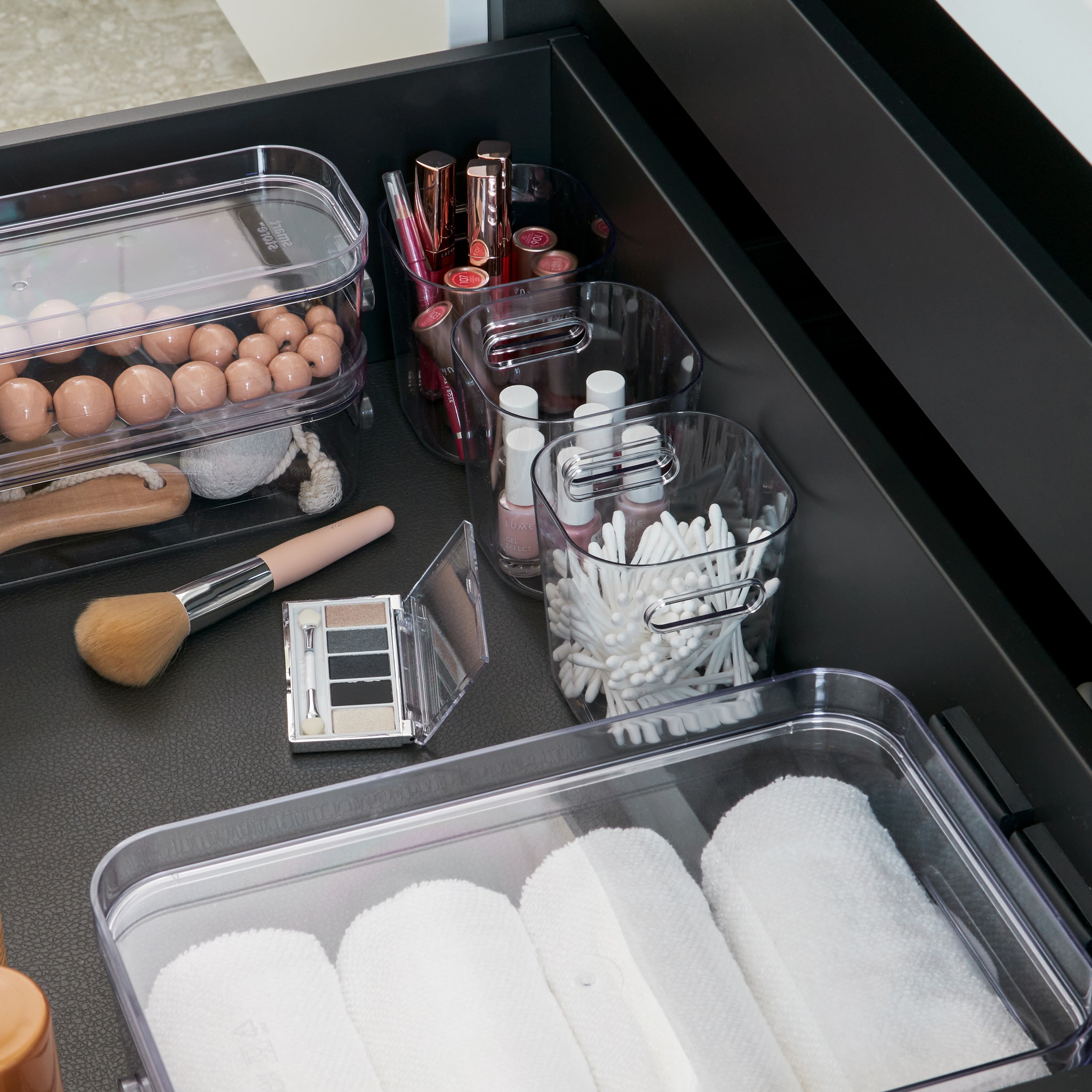 Compact Clear Mini Storage Pot - Image 4