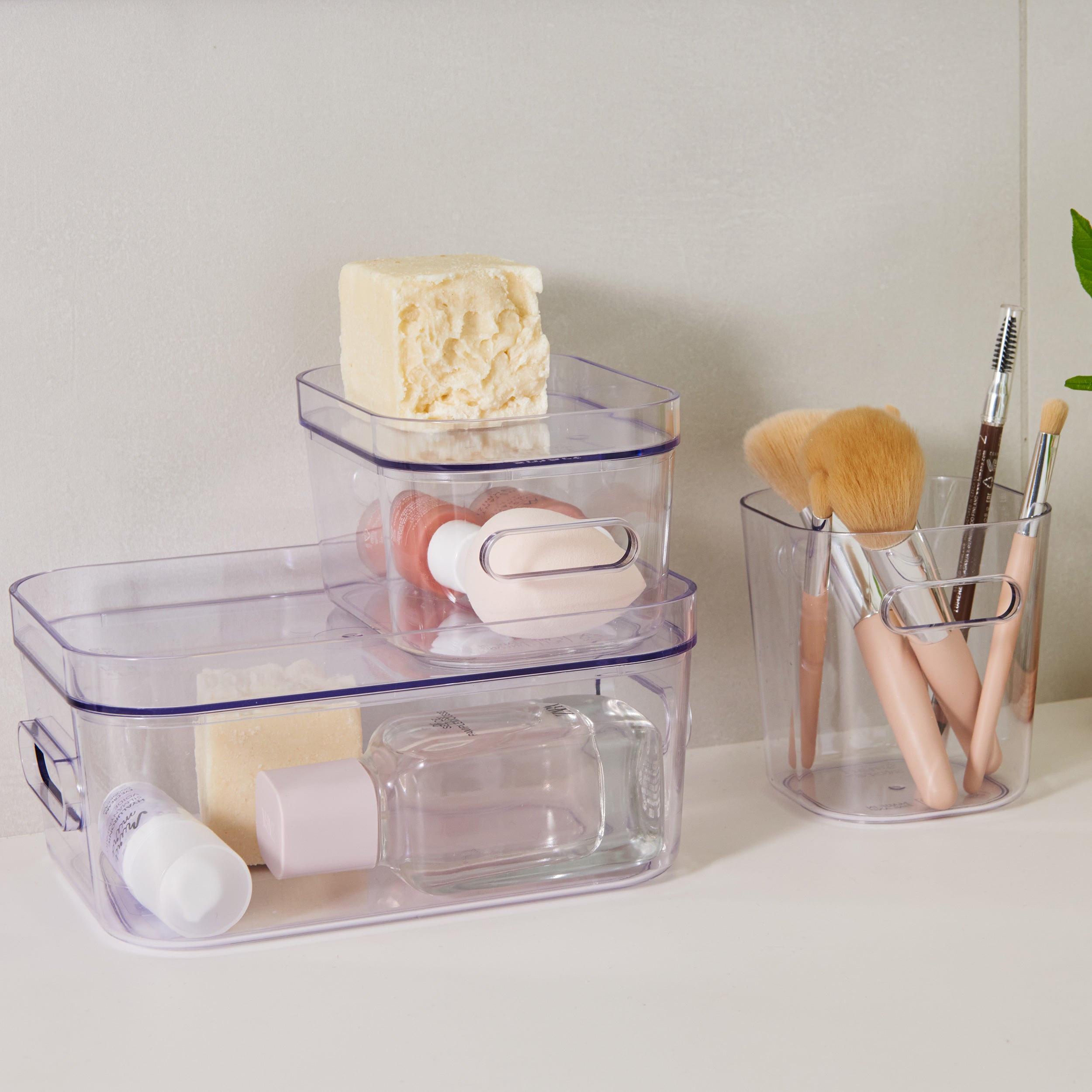 Compact Clear Mini Storage Pot - Image 5