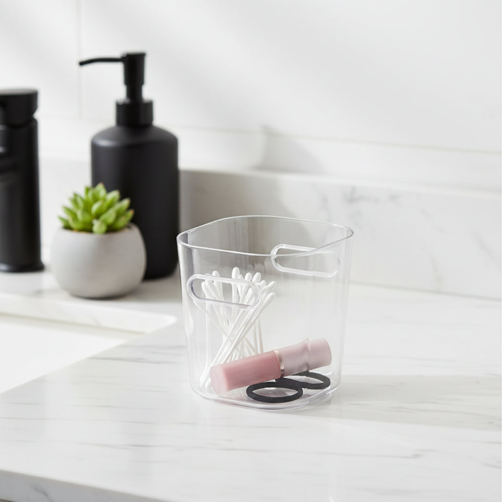 Compact Clear Mini Storage Pot - Image 2