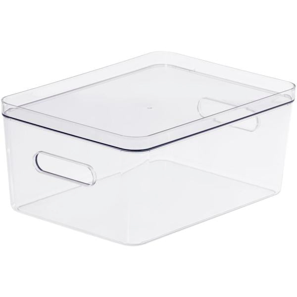 Large Clear Stacking Lidded Fridge Storage Box - Image 10